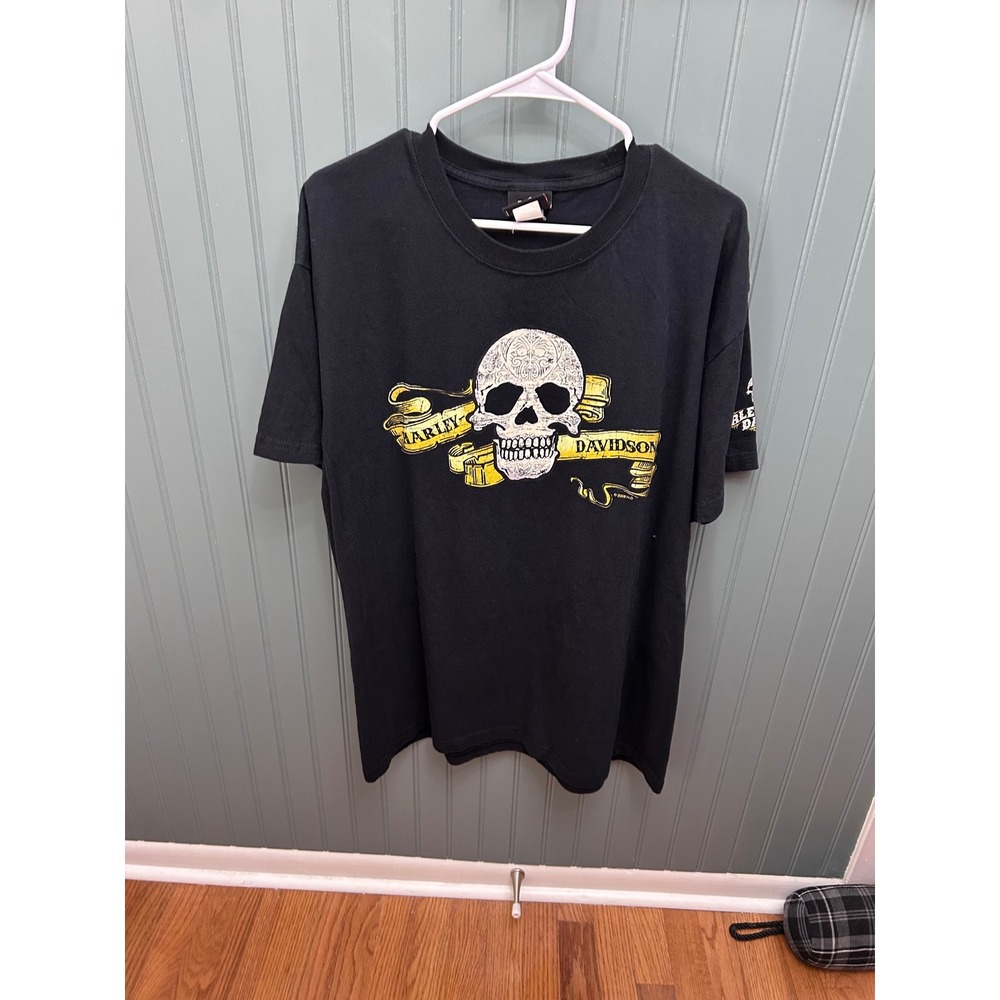 Harley-Davidson Sweetwater National City CA Skull Graphic T-Shirt Mens XL Black